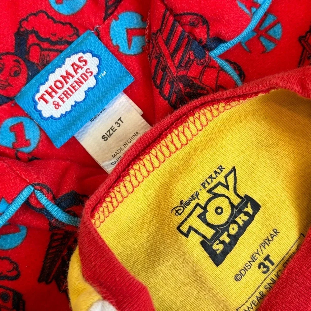 Thomas & Friends/Toy Story toddler boys pajama tops